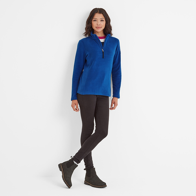 Revive Womens Quarter Zip Fleece - Royal Blue