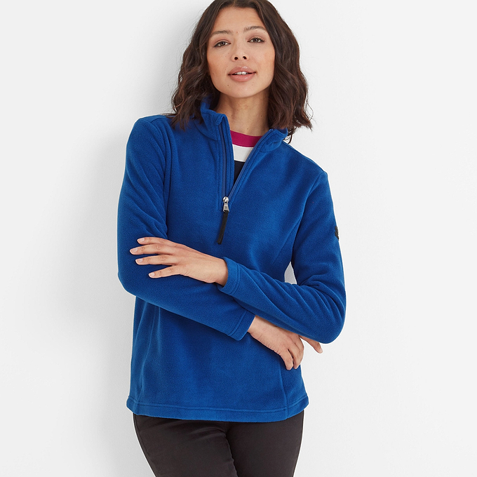 Revive Womens Quarter Zip Fleece - Royal Blue