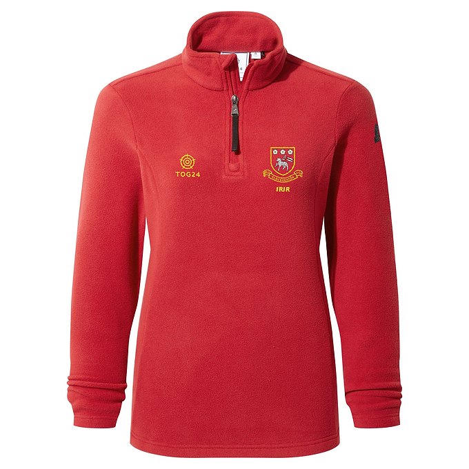 Cleckheaton RUFC Womens - Revive Quarter Zip Fleece Chilli