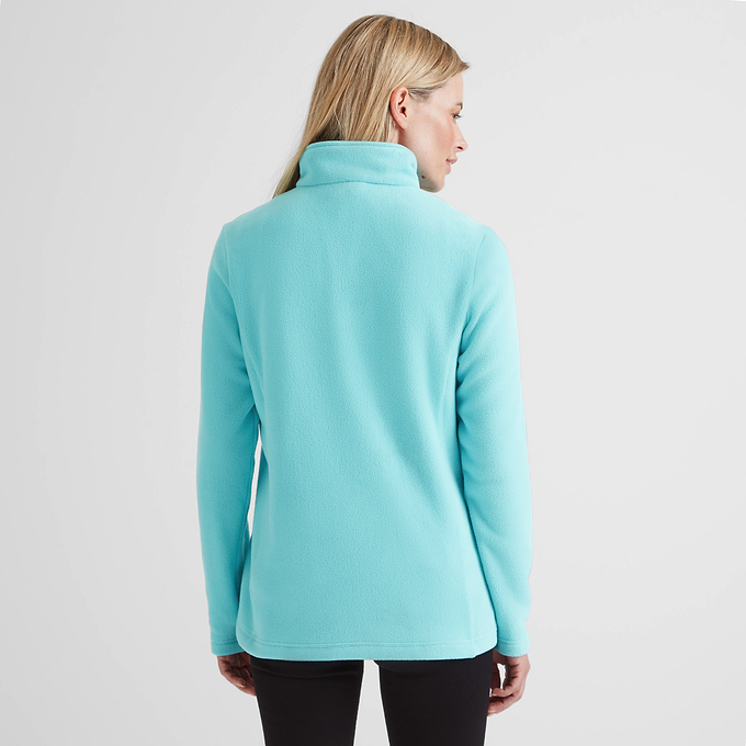 Revive Womens Fleece Zip Neck - Shore Blue
