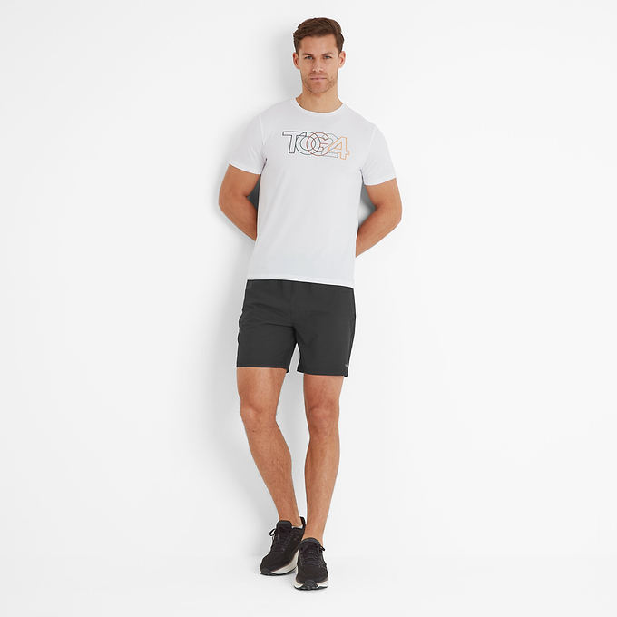 Rhode Mens Tech Short Sleeve Top - Optic White