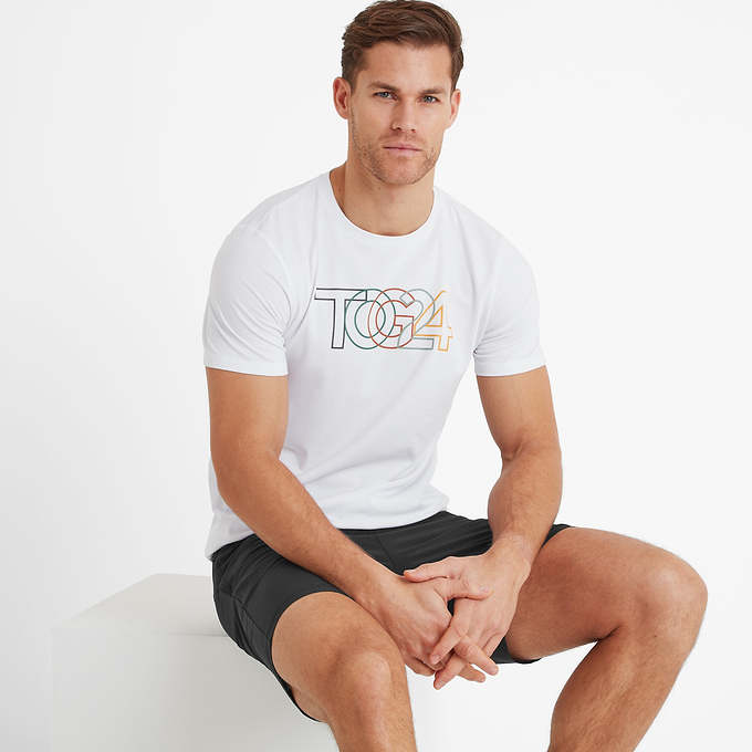 Rhode Mens Tech Short Sleeve Top - Optic White