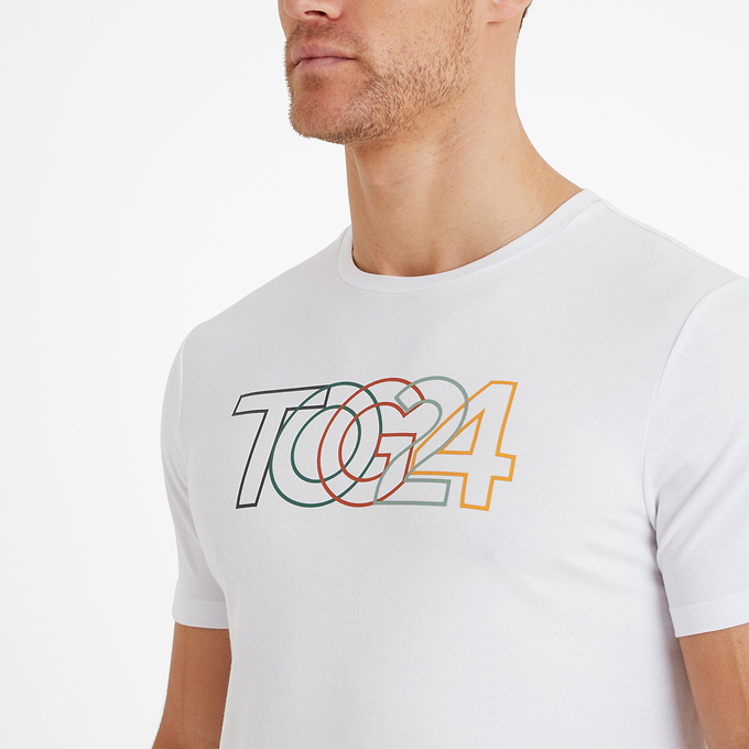 Rhode Mens Tech Short Sleeve Top - Optic White