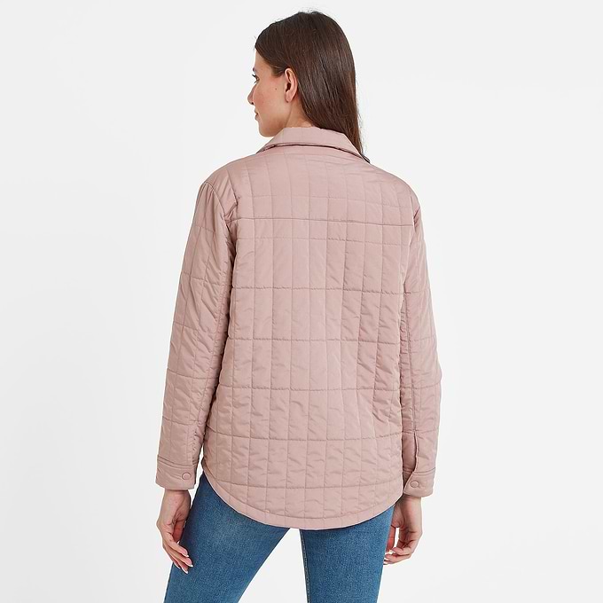 Rinder Womens Shacket - Faded Pink