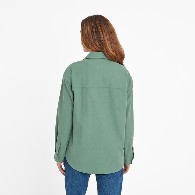 Risna Womens Shacket - Light Forest