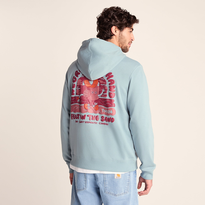Riverton Mens Relaxed Fit Supersoft Hattie Clark Hoody - Summer Sky