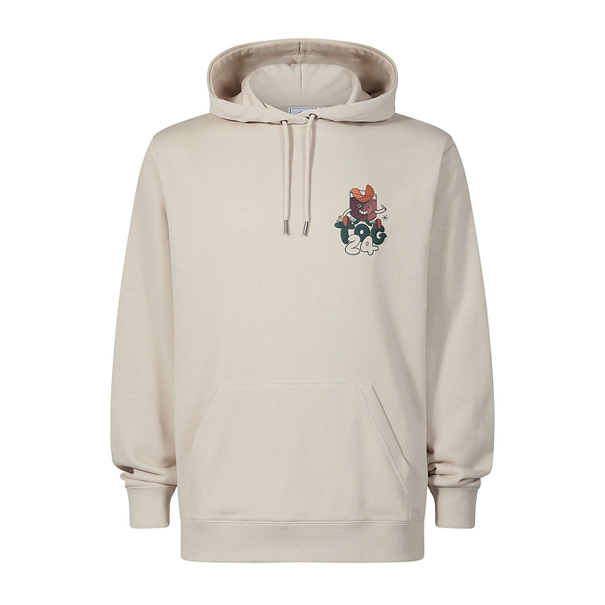 Riverton Mens Relaxed Fit Supersoft Hattie Clark Hoody - Warm Cloud