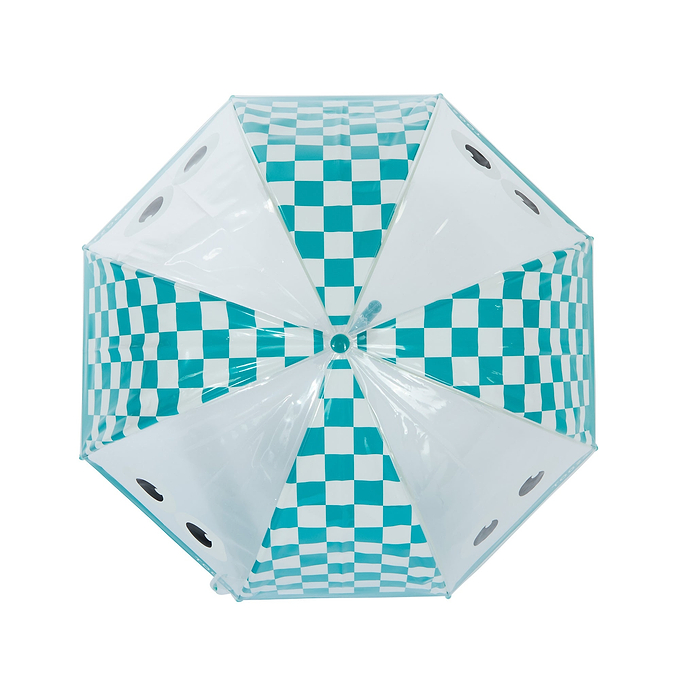 Romney Kids Shaun the Sheep Umbrella - Spearmint Checkerboard