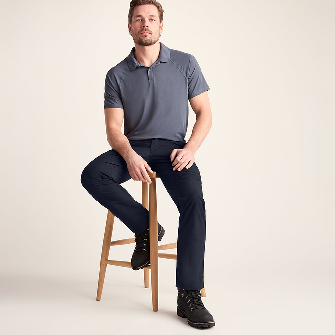 Rowland Mens Performance Trousers Regular - Navy