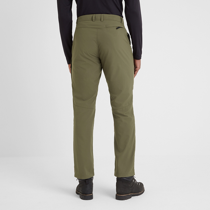 Rowland Mens Performance Trousers Long - Khaki