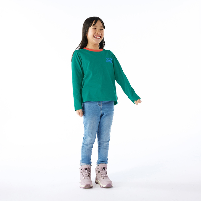 Ryeland Kids Shaun the Sheep T-Shirt LS - Jungle Green