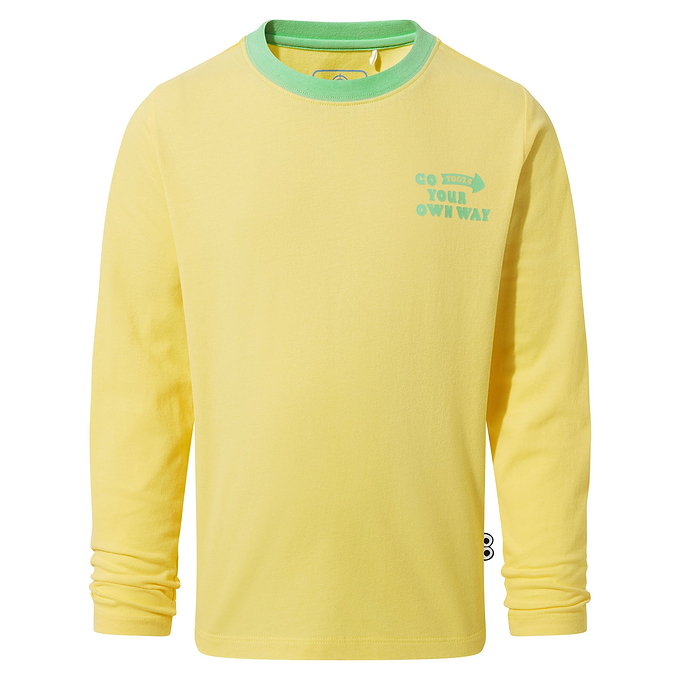 Ryeland Kids Shaun the Sheep T-Shirt LS - Sunshine Yellow
