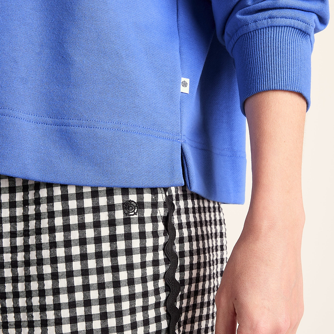 Samara Womens Relaxed Fit Supersoft Sweat - Cornflower Blue