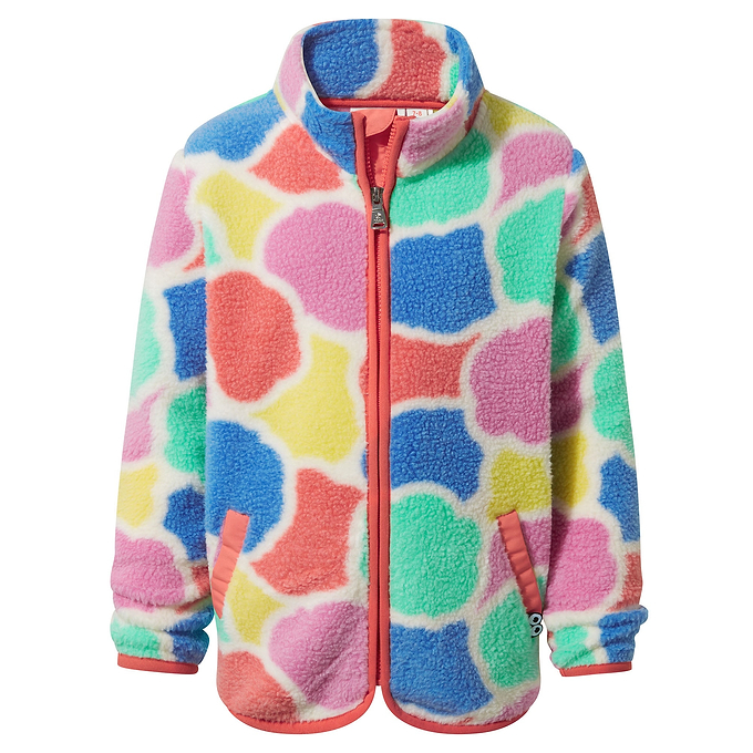 Sardi Kids Shaun the Sheep Sherpa Jacket - Piglet Pink Sheep Print