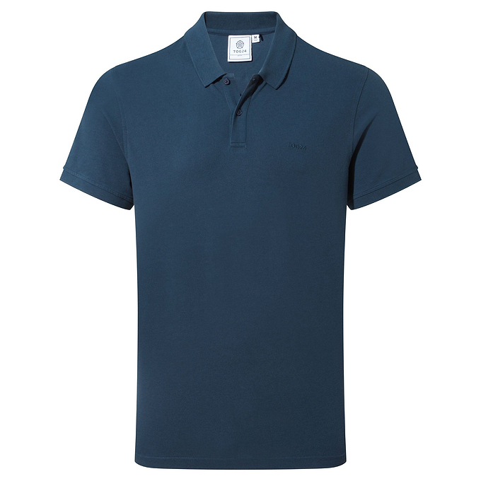 Saul Mens Polo Shirt - Inky Blue
