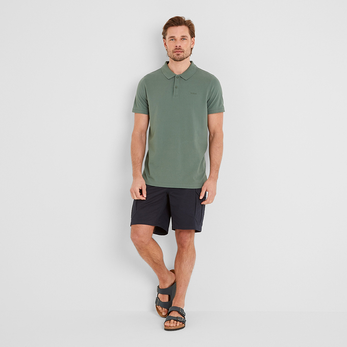 Saul Mens Polo Shirt - Light Forest