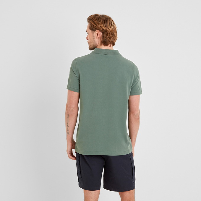 Saul Mens Polo Shirt - Light Forest