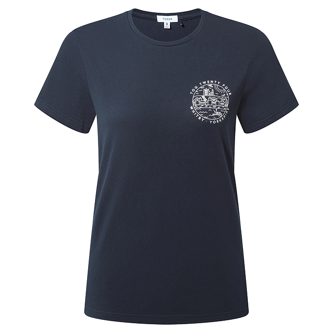 Seaside Womens T-Shirt - Dark Indigo