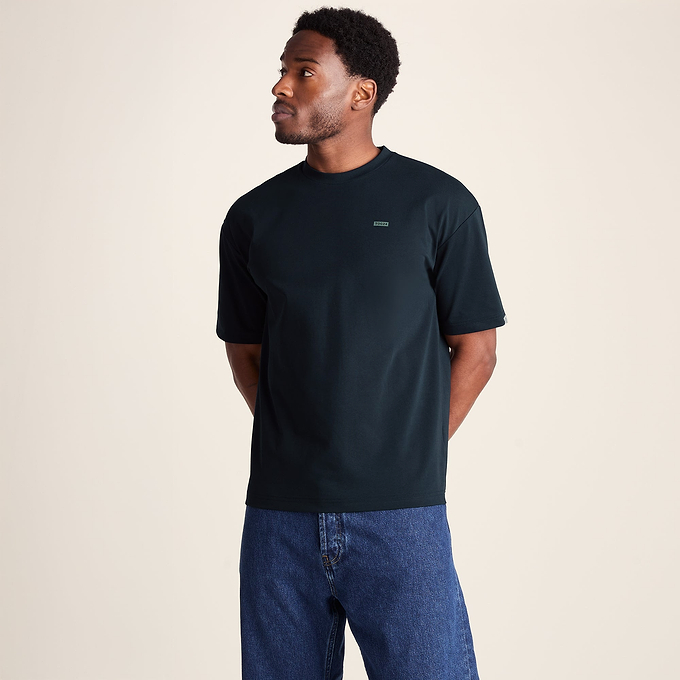 Shed Mens Premium Supersoft Relaxed Fit T-Shirt - Dark Indigo