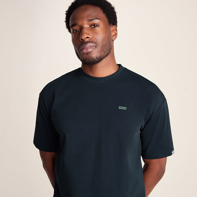 Shed Mens Premium Supersoft Relaxed Fit T-Shirt - Dark Indigo