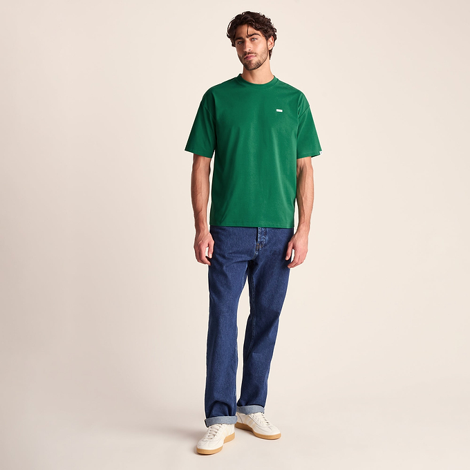 Shed Mens Premium Supersoft Relaxed Fit T-Shirt - Green