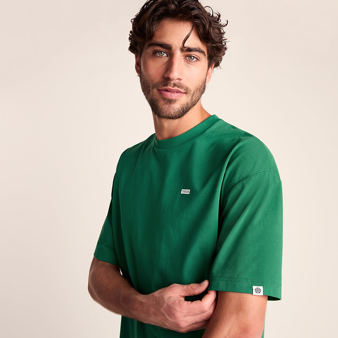 Shed Mens Premium Supersoft Relaxed Fit T-Shirt - Green