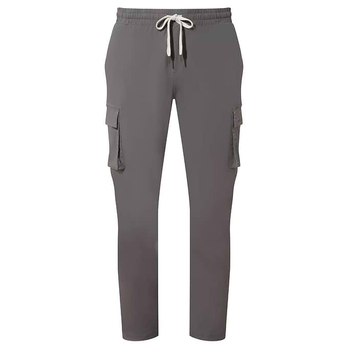 Silas Mens Cargo Trousers - Thunder Grey