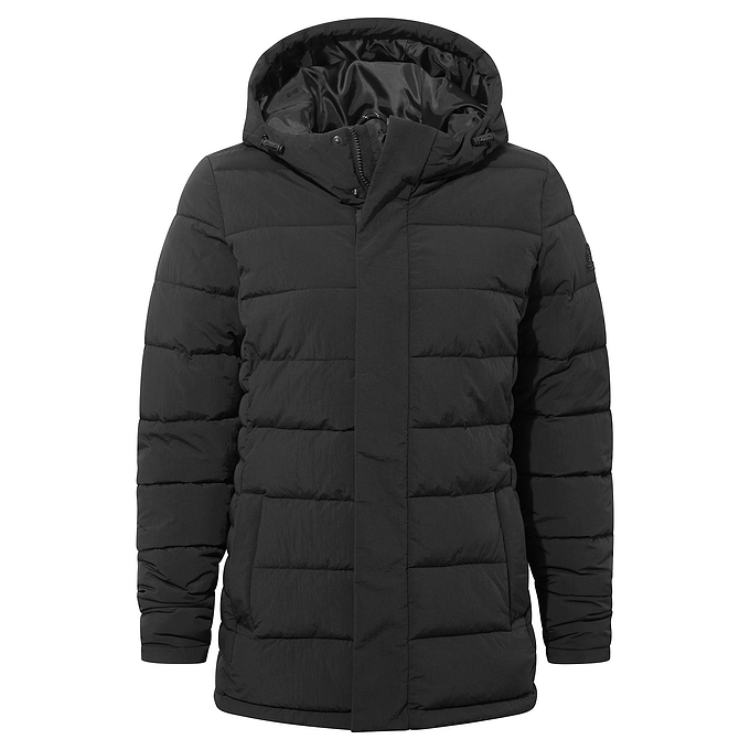 Sleight Womens Padded Short Parka - Black