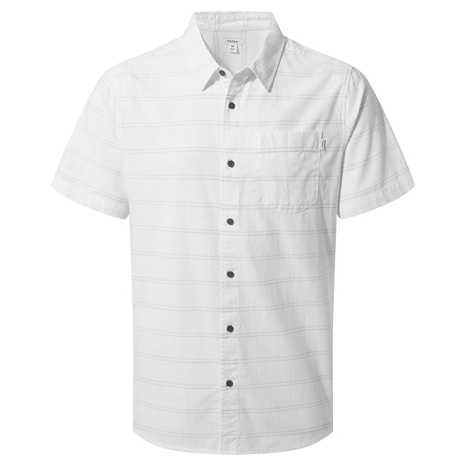 Sloane Mens Shirt - Light Grey Stripe
