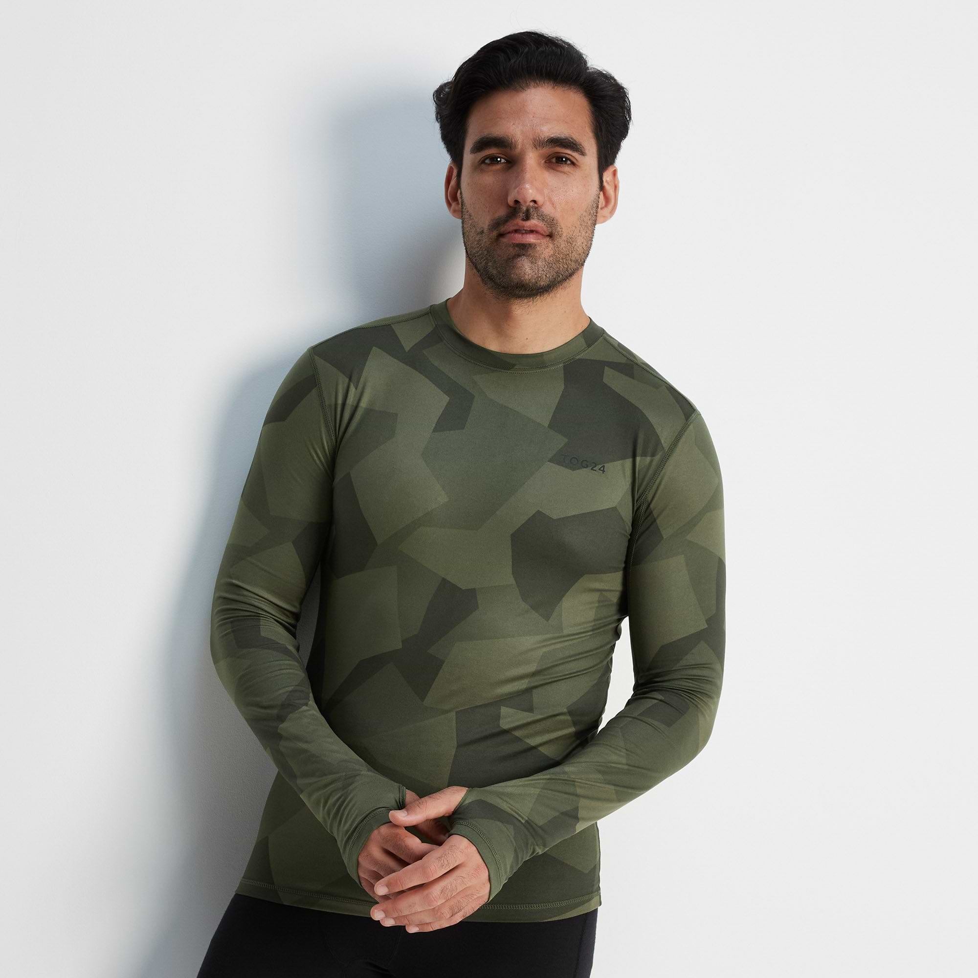 Men's camo thermal shirt hotsell