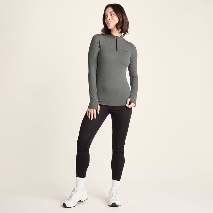 Frilivin - Pull Col Zippé Gris Frilivin - Pull Col Zippé Gris