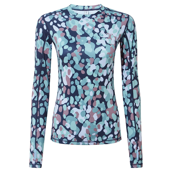 Snowdon Womens Thermal Crewneck - Scatter Print