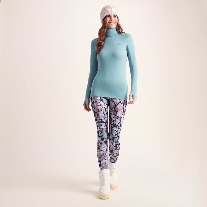 Snowdon Womens Thermal Roll Neck Base Layer - Mist Grey – TOG24