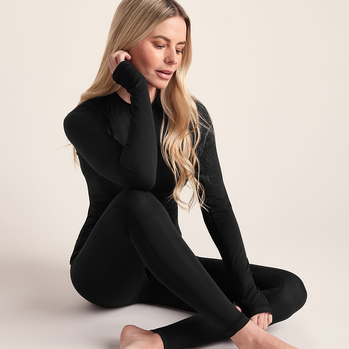 Snowdon Womens Thermal Base Layer Legging - Black