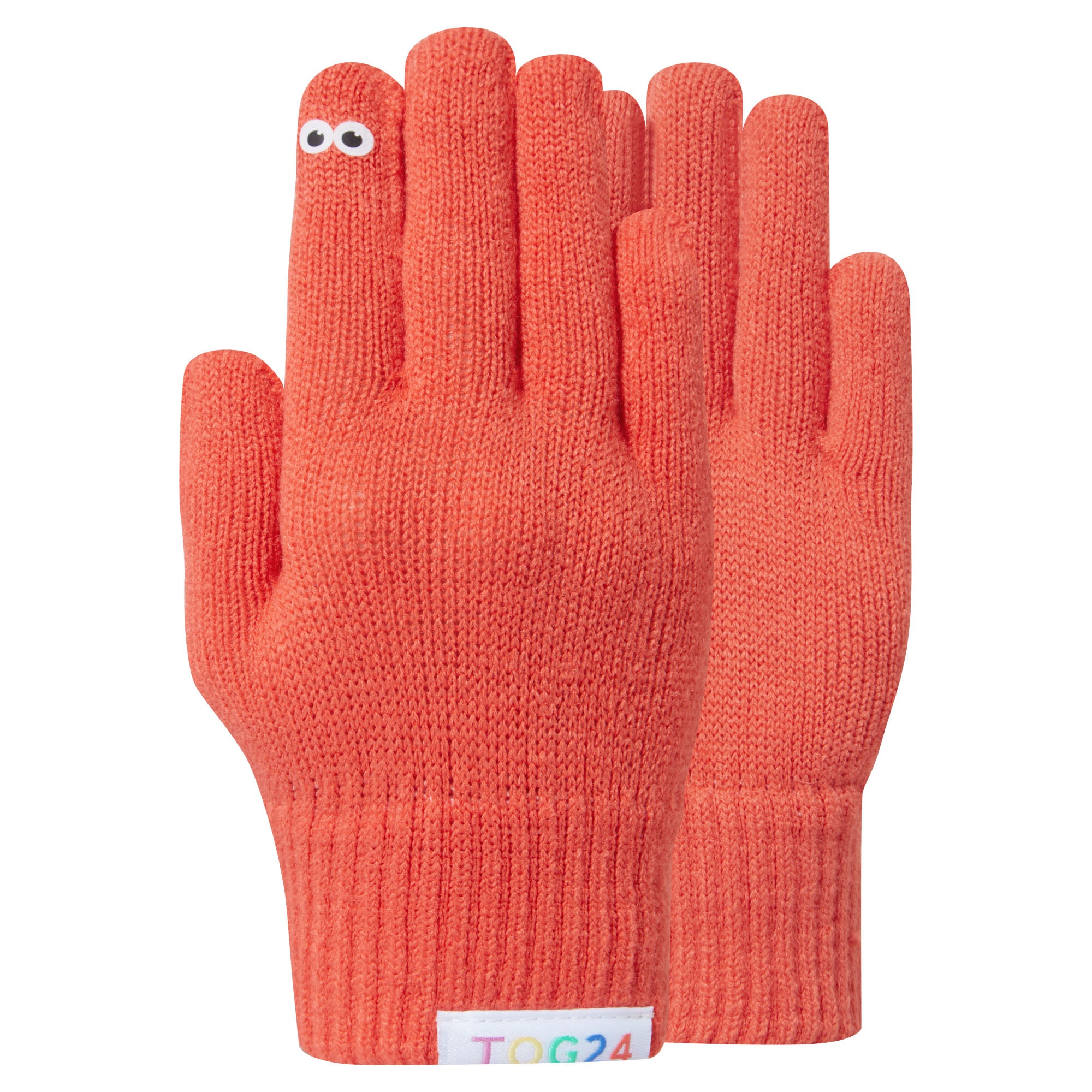 Soay Kids Shaun the Sheep Knit Gloves - Satsuma Orange – TOG24