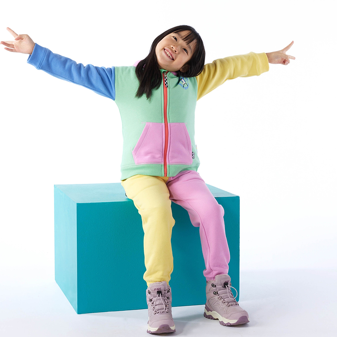 Southdown Kids Shaun the Sheep Zip Sweat - Grass Green