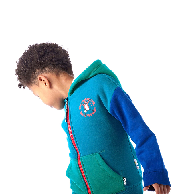 Southdown Kids Shaun the Sheep Zip Sweat - Ocean Blue