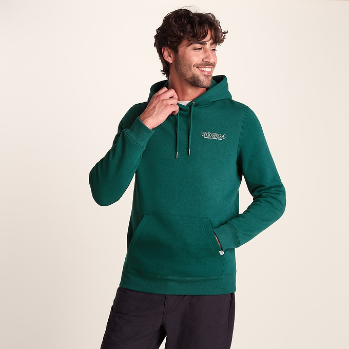 Stockton Mens Hoody - Dark Turquoise