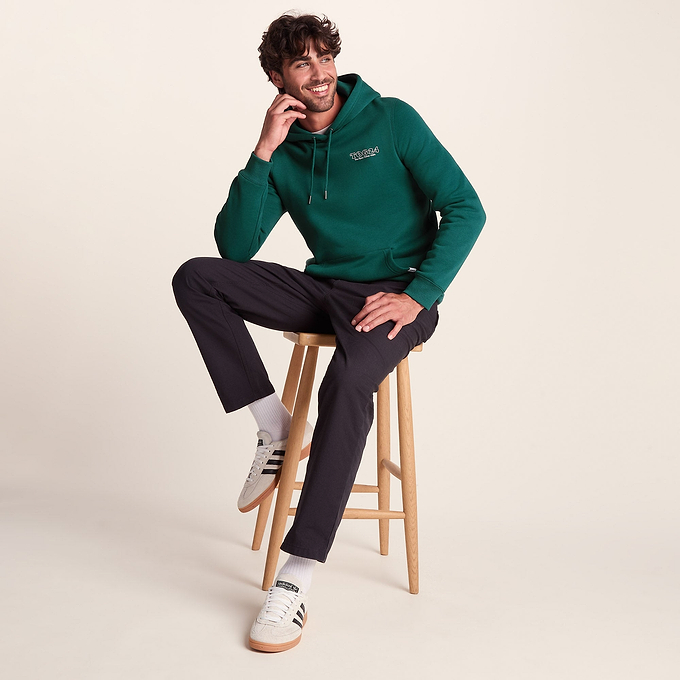 Stockton Mens Hoody - Dark Turquoise