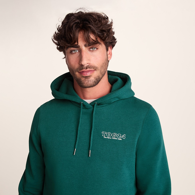 Stockton Mens Hoody - Dark Turquoise