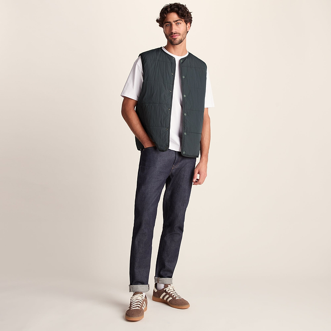 Sutterby Mens Shower Resistant Insulated Gilet - Deep Slate