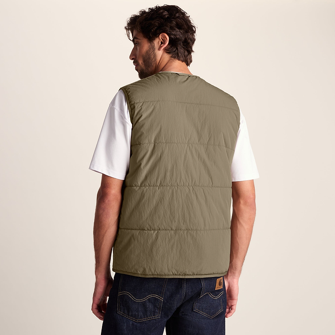 Sutterby Mens Shower Resistant Insulated Gilet - Mushroom