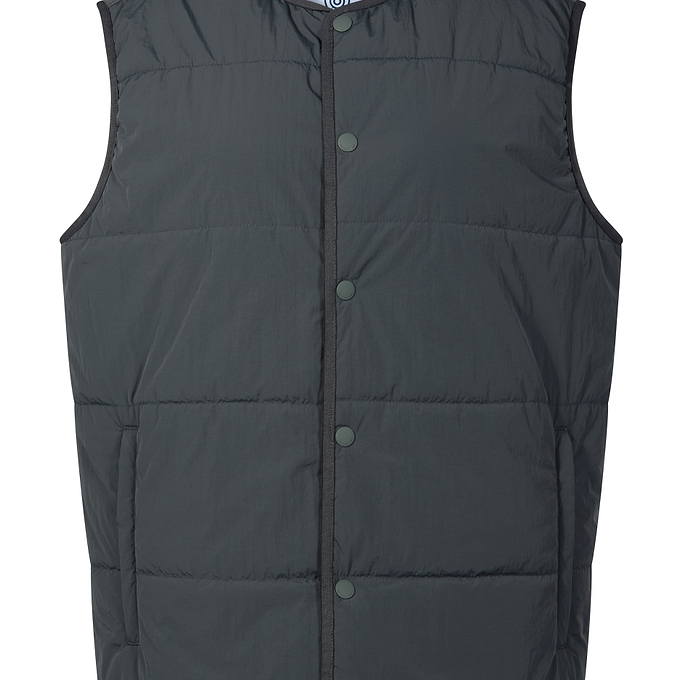Sutterby Mens Shower Resistant Insulated Gilet - Deep Slate