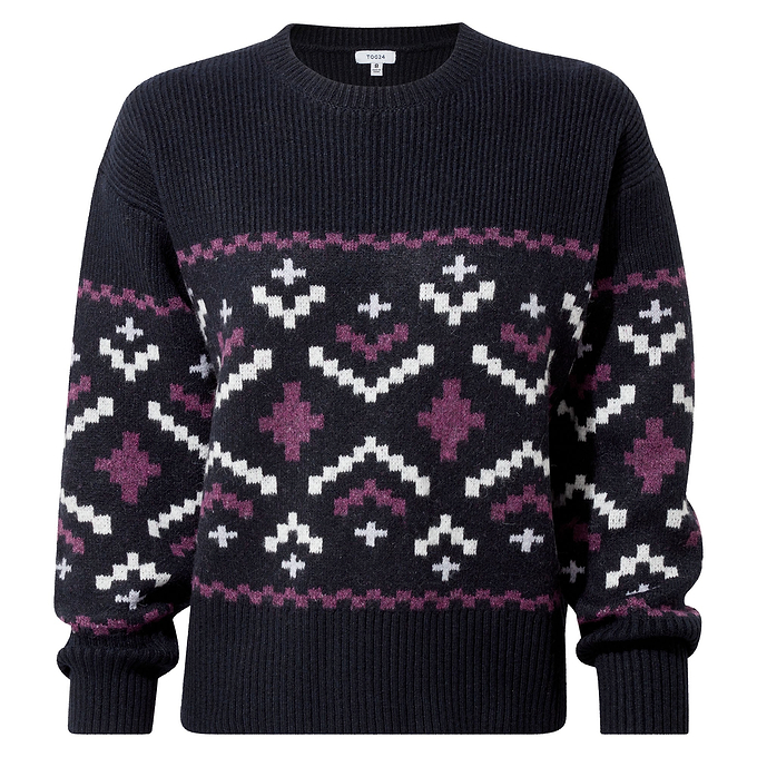 Tamara Womens Knitted Jumper - Dark Indigo