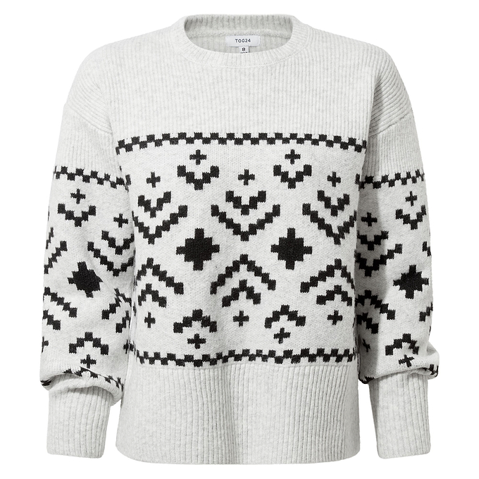 Tamara Womens Knitted Jumper - Ice Grey Marl