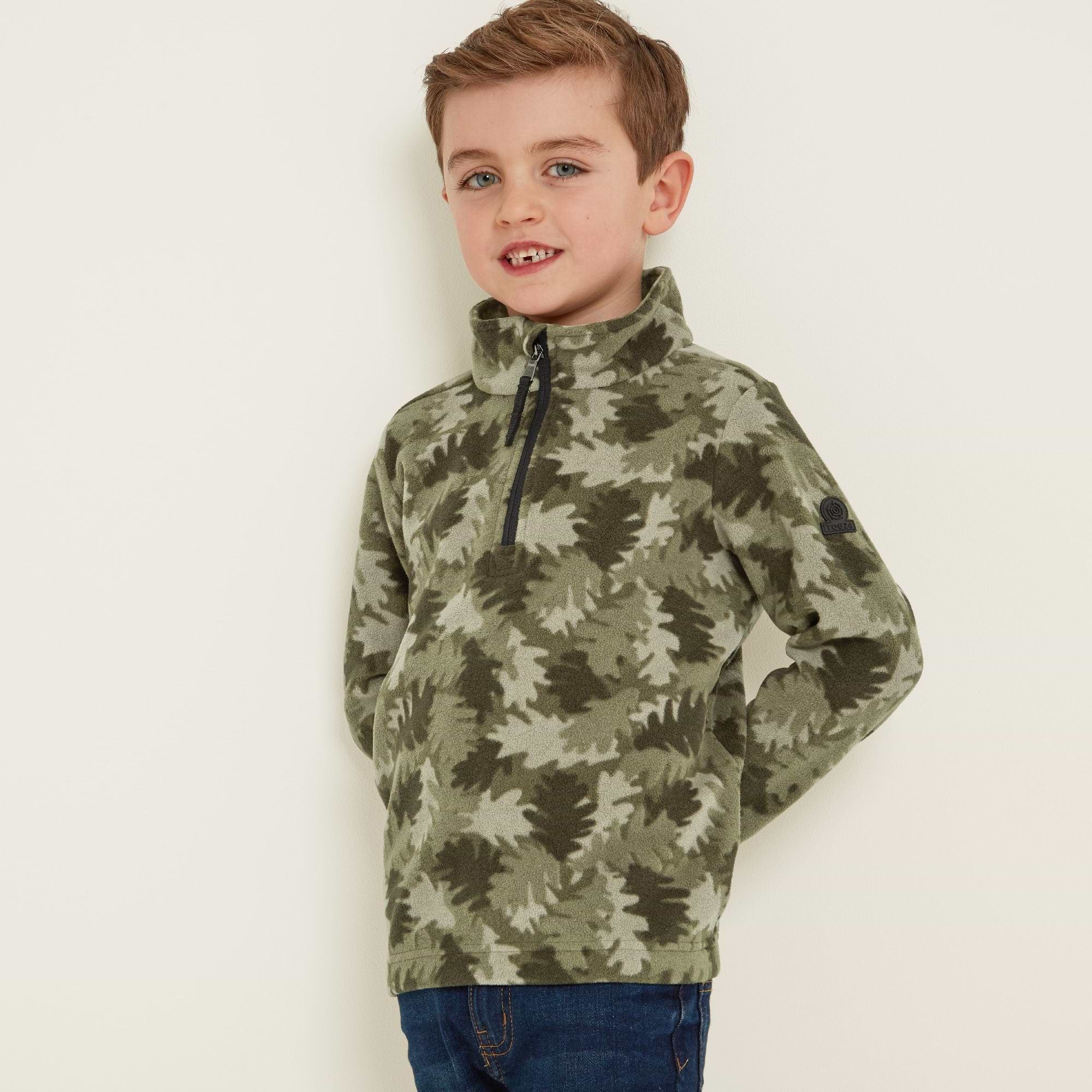 Camouflage fleece jacket best sale