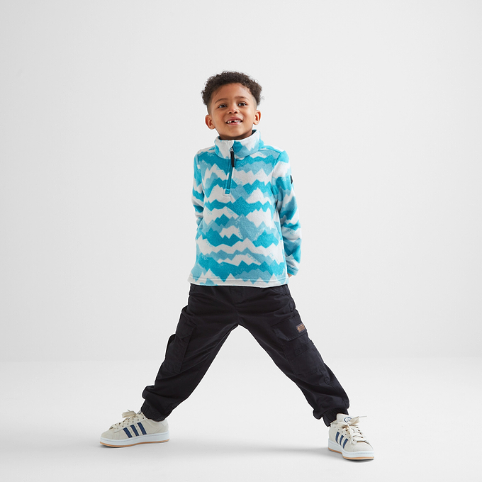 Toffolo Kids ZipNeck Fleece - Mosaic Mountain Print