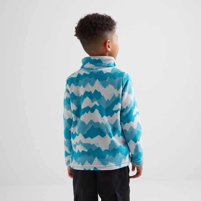 Toffolo Kids ZipNeck Fleece - Mosaic Mountain Print