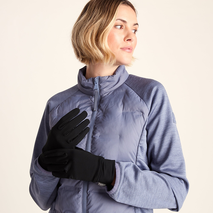 Trace Lightweight Stretch Gloves - Black