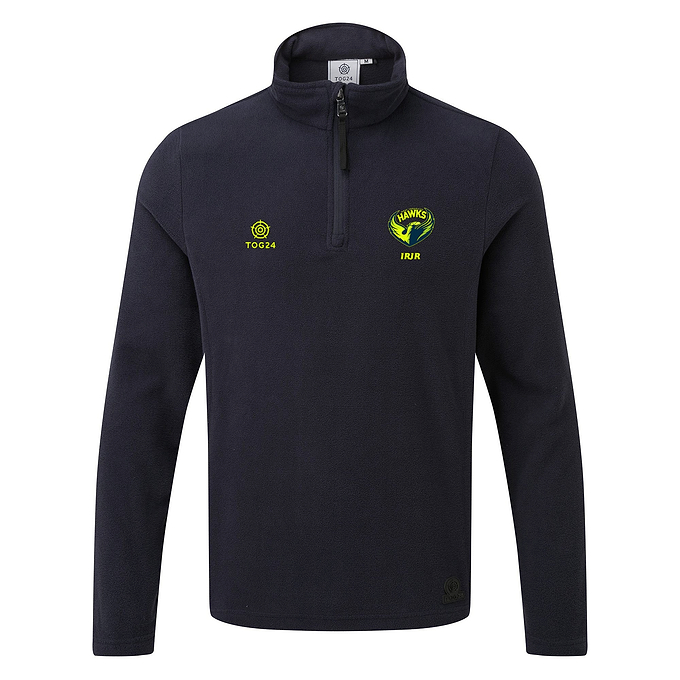 West Yorkshire Hawks Mens - Treeton Fleece Zipneck Navy